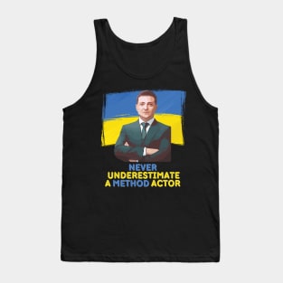 Ukraine President Zelensky Strong Method Actor Tank Top